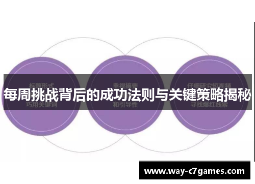 每周挑战背后的成功法则与关键策略揭秘